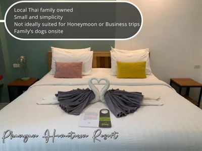 Chambre king avec vue sur le jardin — Phangan Hometown Resort - Adults Only