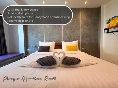 Chambre king avec vue sur la piscine — Phangan Hometown Resort - Adults Only